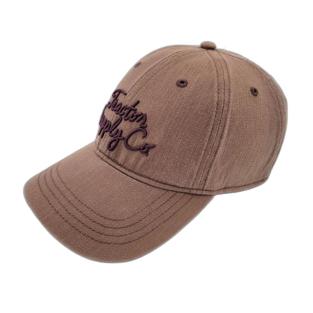 Tractor Supply Co Men's Embroidered Script Logo Cap Hat Tan OS